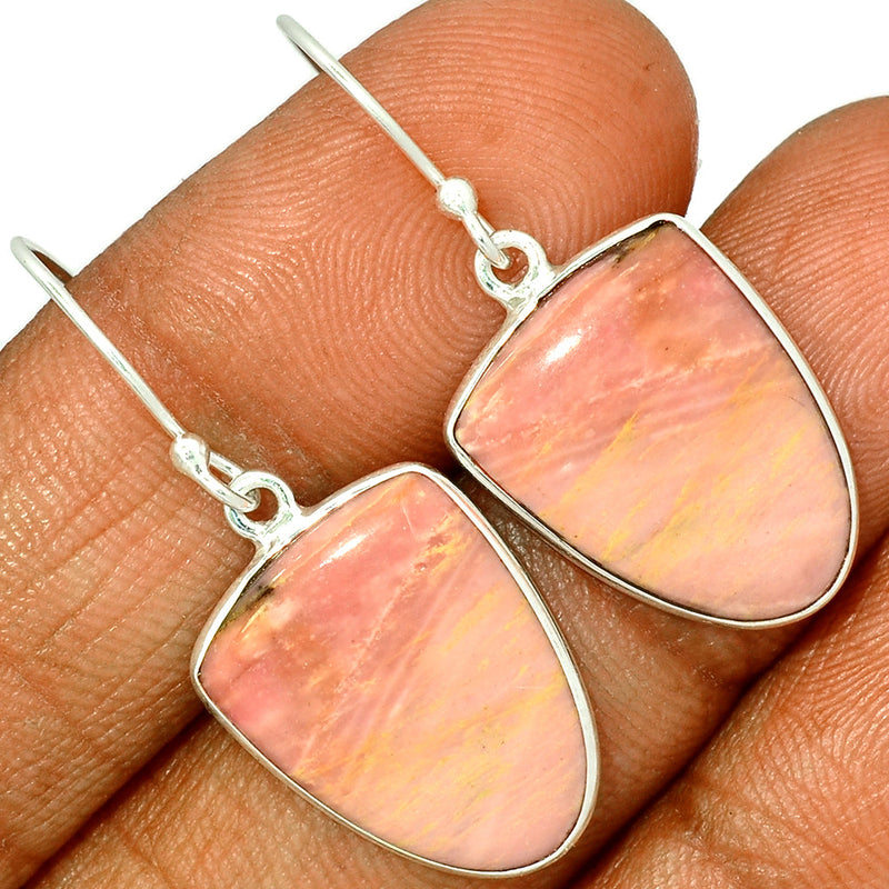 1.5" Australian Pink Opal Earrings - POAE342