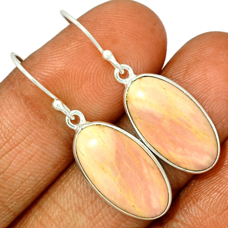 1.5" Australian Pink Opal Earrings - POAE343
