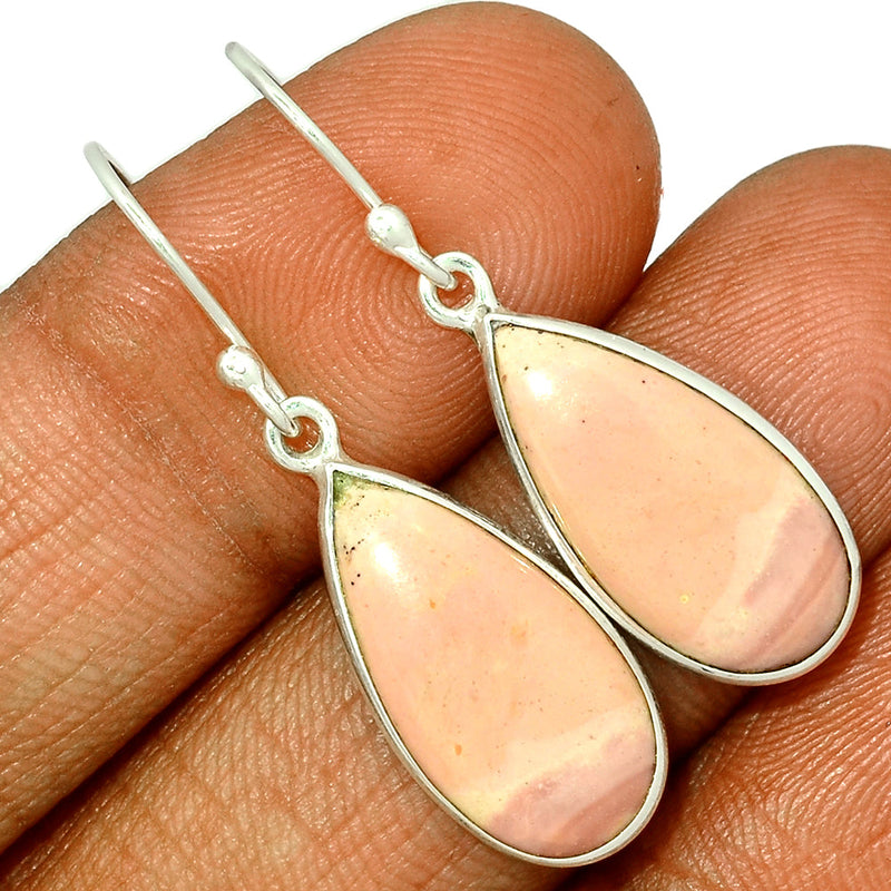 1.5" Australian Pink Opal Earrings - POAE349