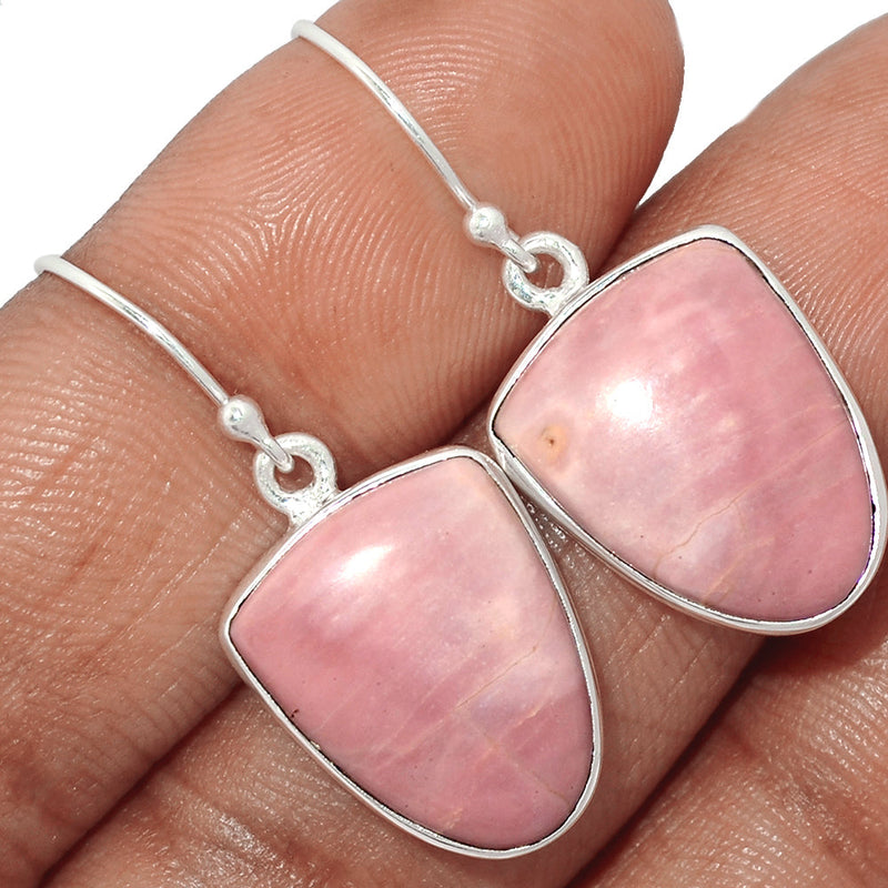 1.5" Australian Pink Opal Earrings - POAE362