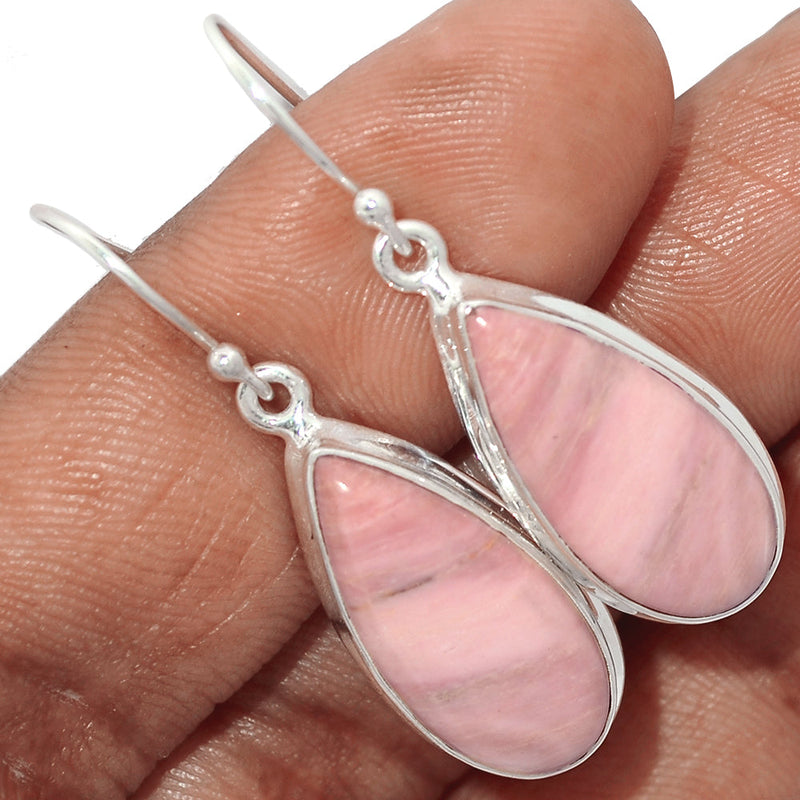 1.6" Australian Pink Opal Earrings - POAE365