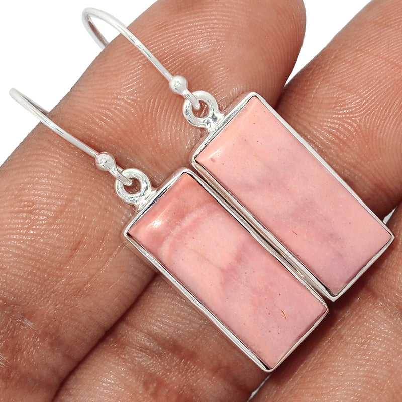 1.6" Australian Pink Opal Earrings - POAE367