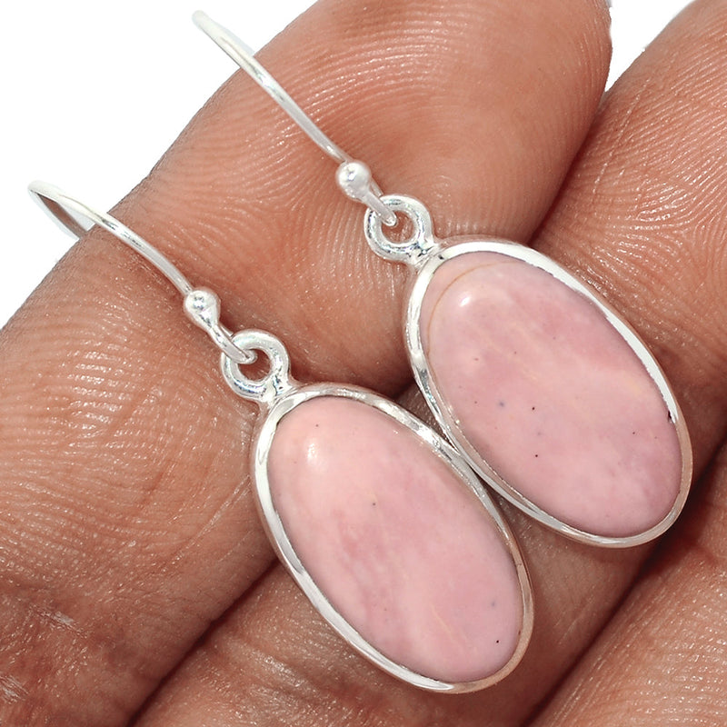 1.5" Australian Pink Opal Earrings - POAE370