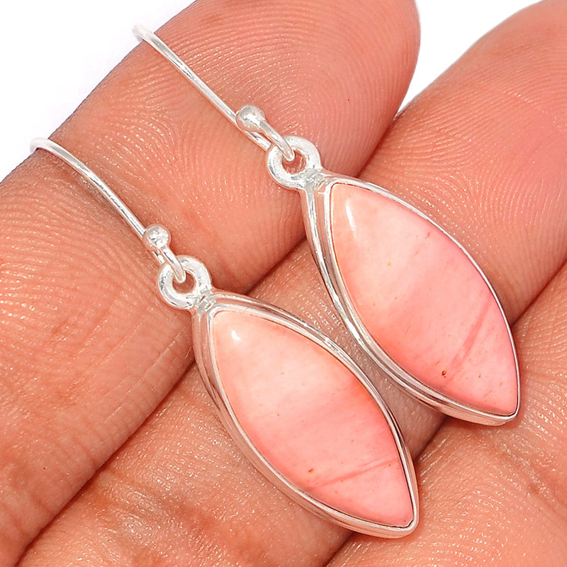 1.5" Australian Pink Opal Earrings - POAE397