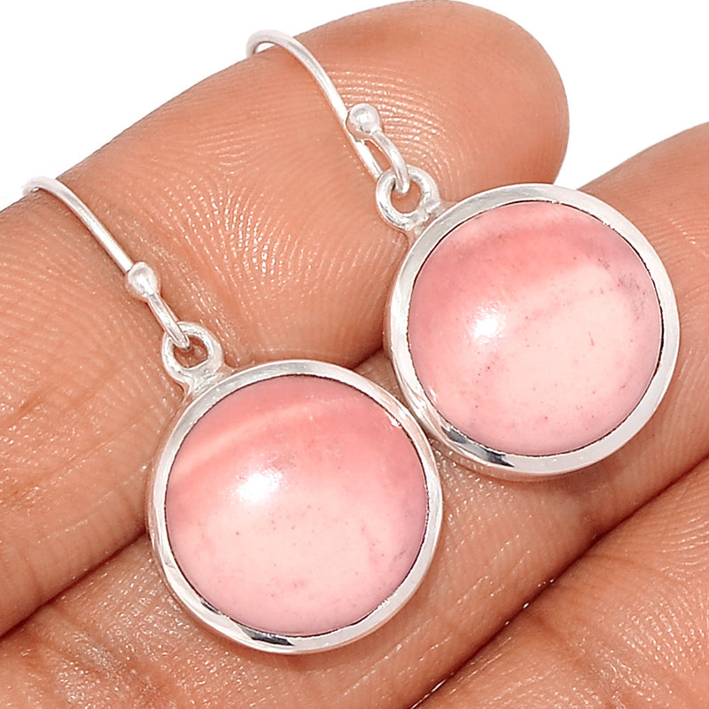 1.3" Australian Pink Opal Earrings - POAE423