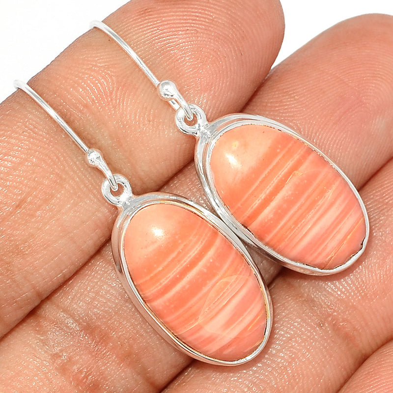 1.6" Australian Pink Opal Earrings - POAE443