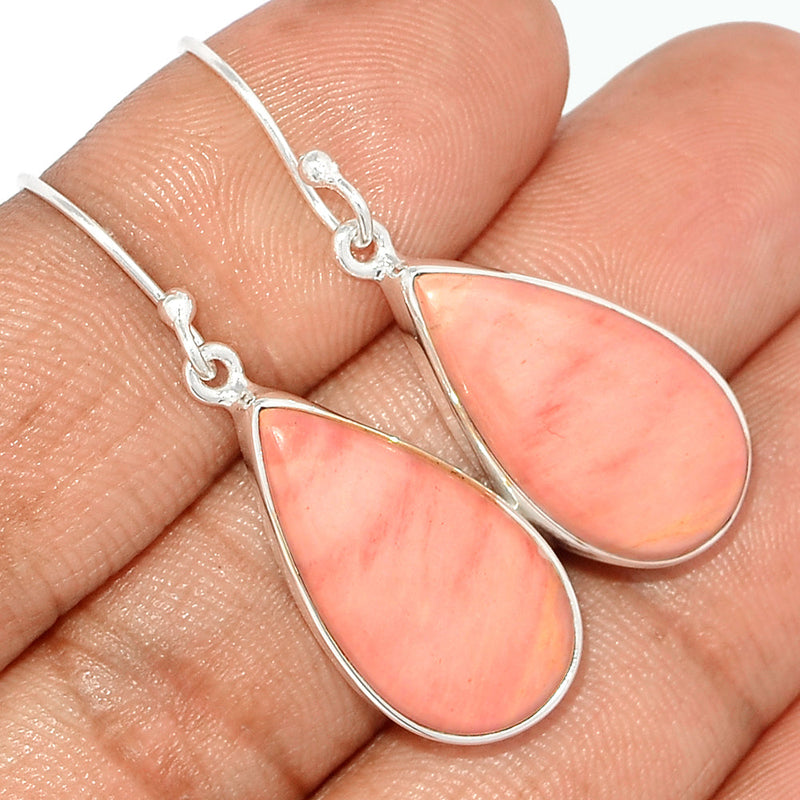 1.6" Australian Pink Opal Earrings - POAE483