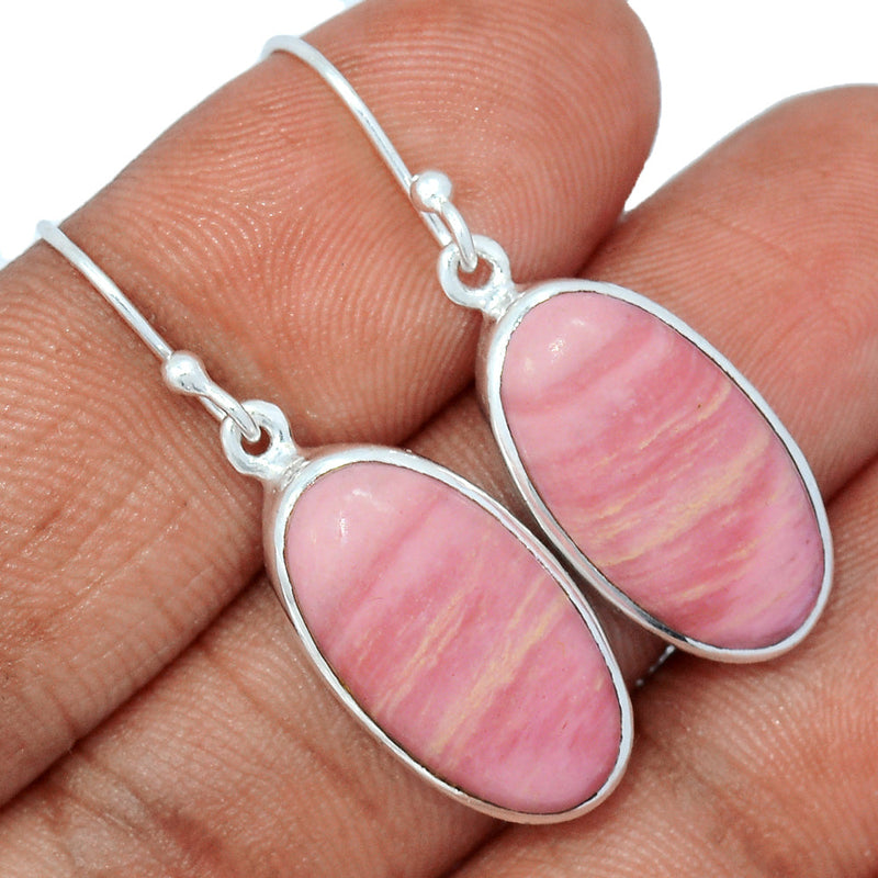 1.5" Australian Pink Opal Earrings - POAE489