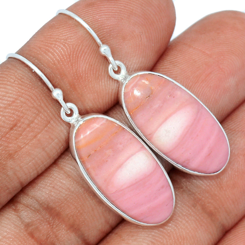 1.6" Australian Pink Opal Earrings - POAE502