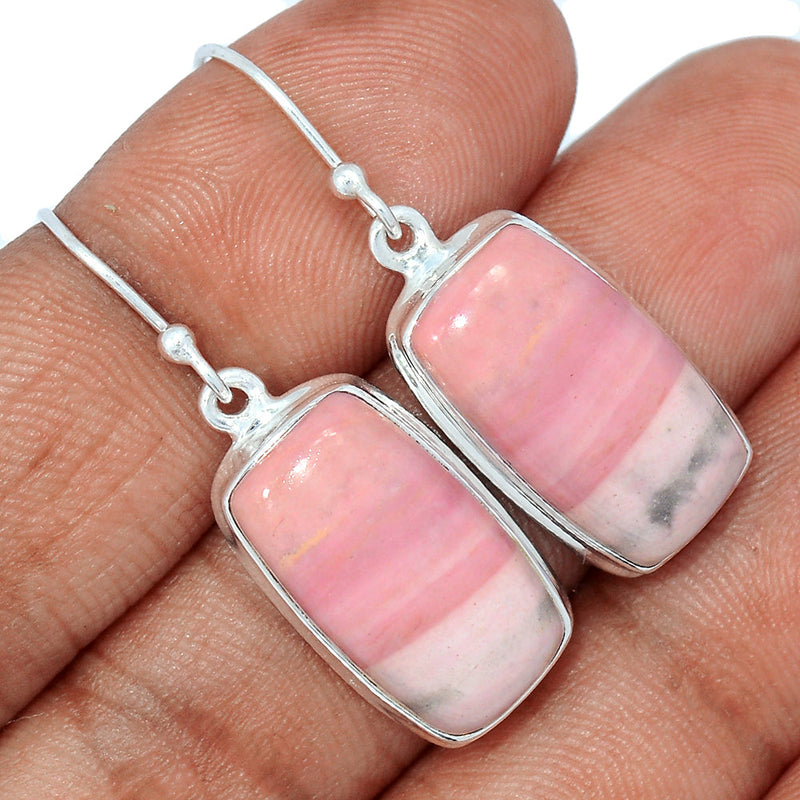 1.5" Australian Pink Opal Earrings - POAE505