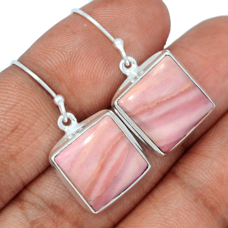 1.2" Australian Pink Opal Earrings - POAE511
