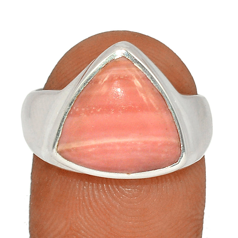 Solid - Australian Pink Opal Ring - POAR562