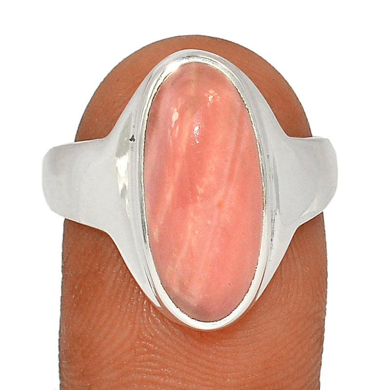 Solid - Australian Pink Opal Ring - POAR568