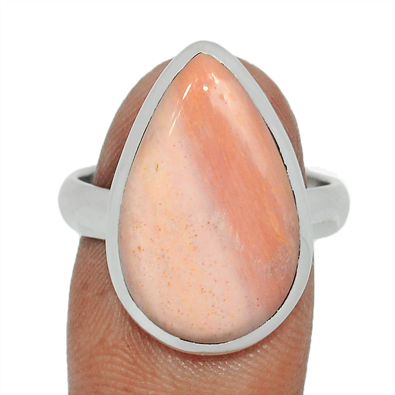 Australian Pink Opal Ring - POAR608