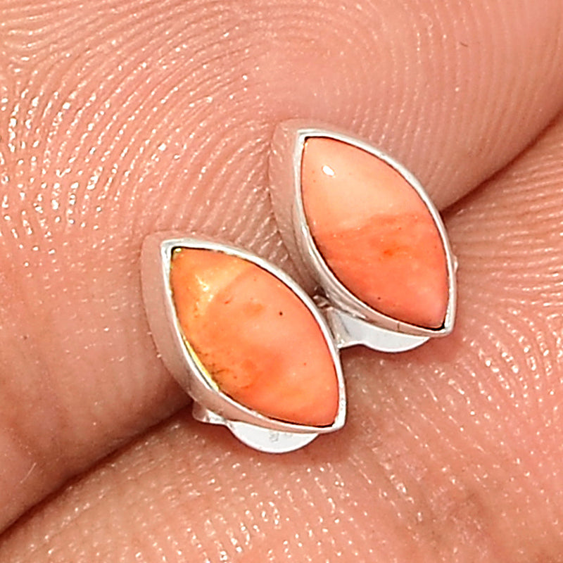 Australian Pink Opal Studs - POAS21