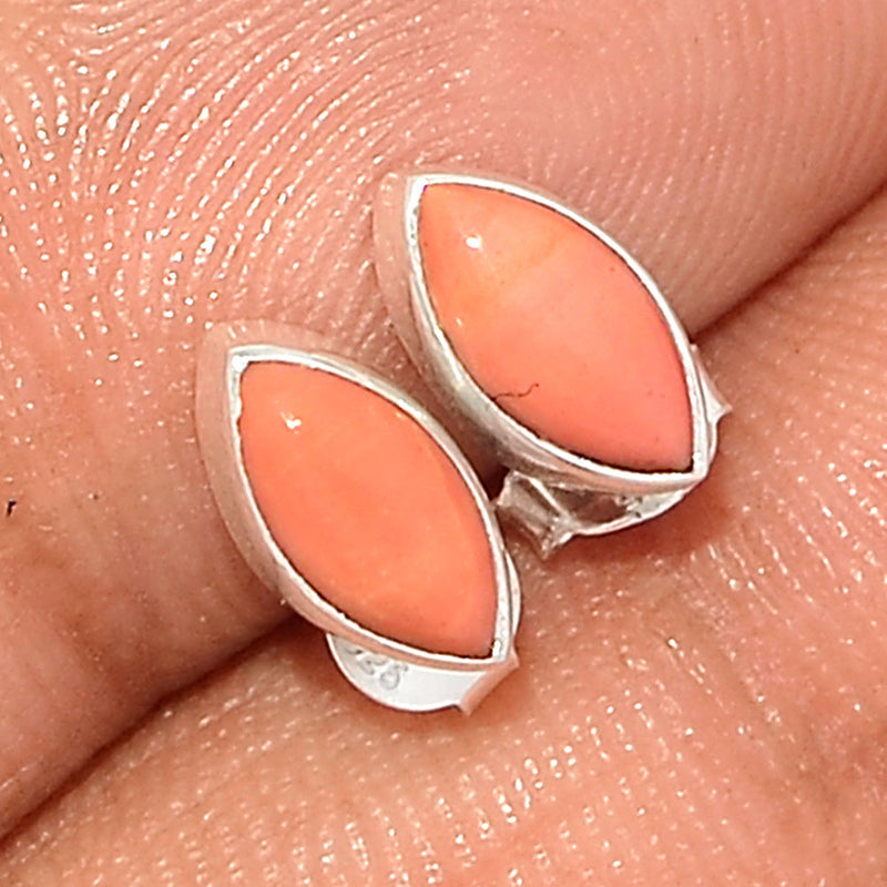 Australian Pink Opal Studs - POAS23