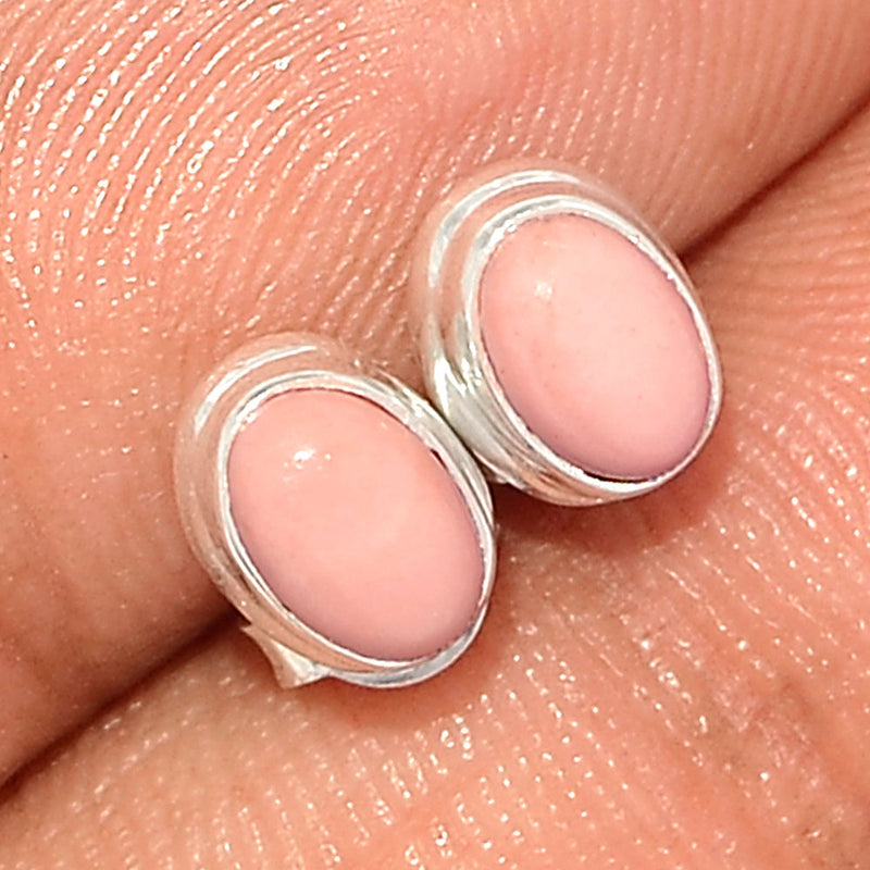 Australian Pink Opal Studs - POAS31