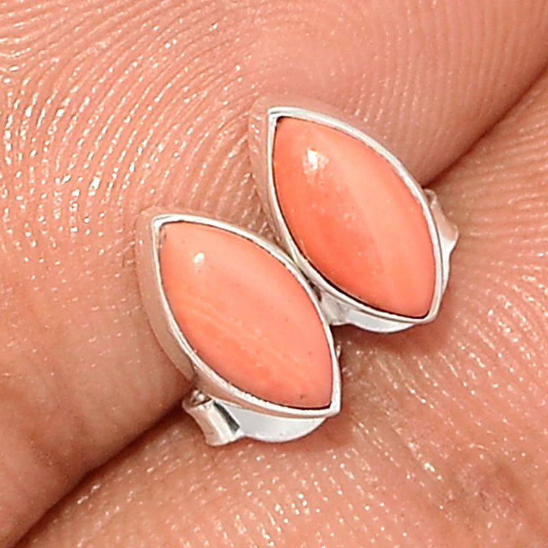 Australian Pink Opal Studs - POAS3