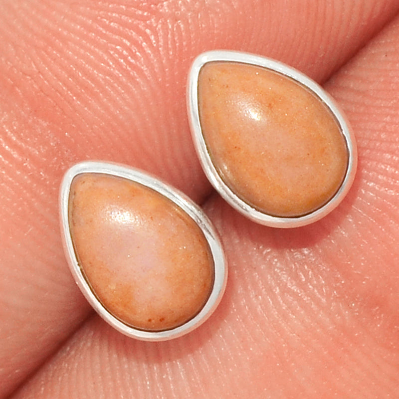 Phosphosiderite Peru Studs - PRPS43