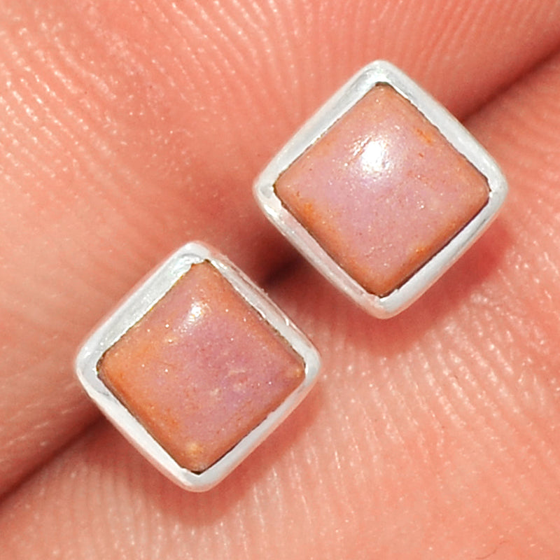 Phosphosiderite Peru Studs - PRPS44