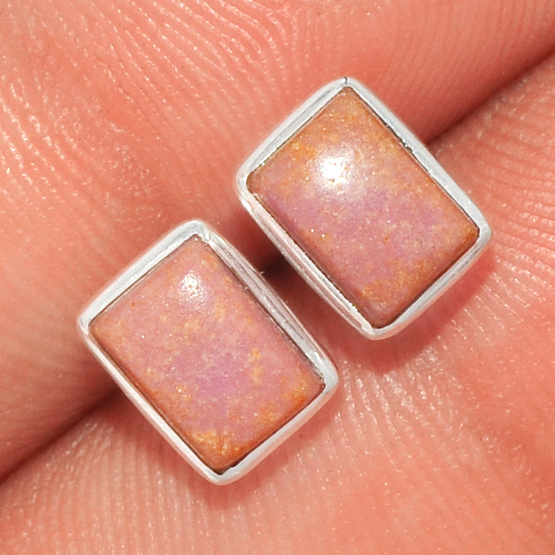 Phosphosiderite Peru Studs - PRPS45