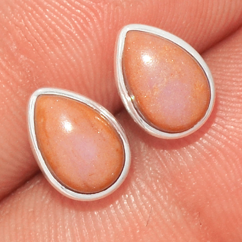 Phosphosiderite Peru Studs - PRPS46