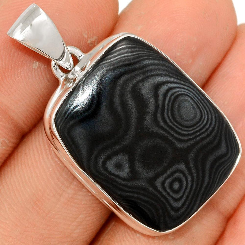 1.5" Psilomelane Pendants - PSLP575