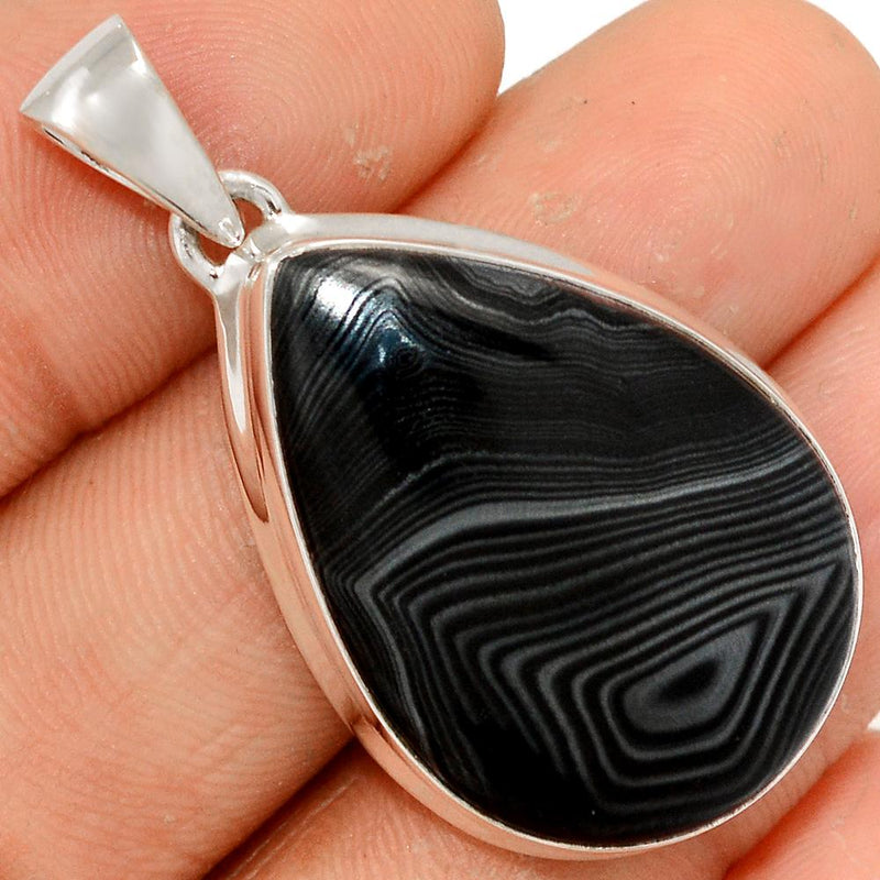 1.6" Psilomelane Pendants - PSLP590
