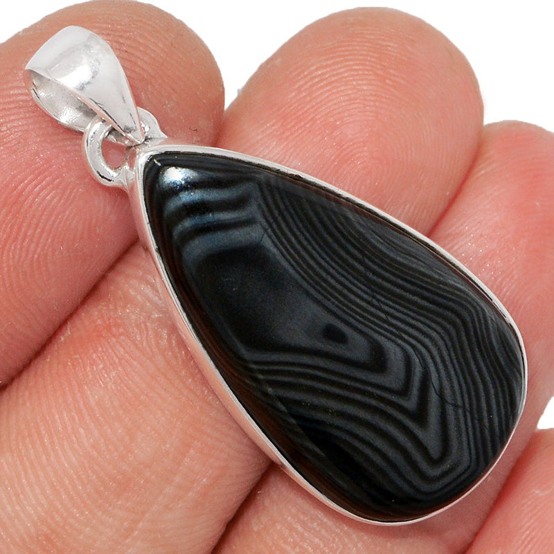 1.6" Psilomelane Pendants - PSLP680