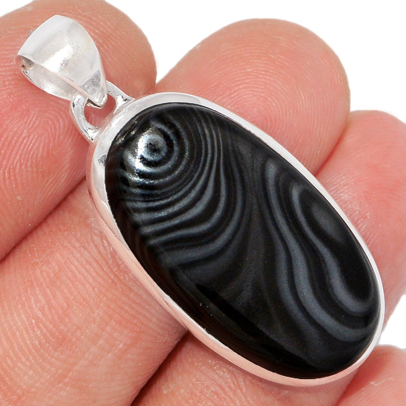 1.6" Psilomelane Pendants - PSLP694