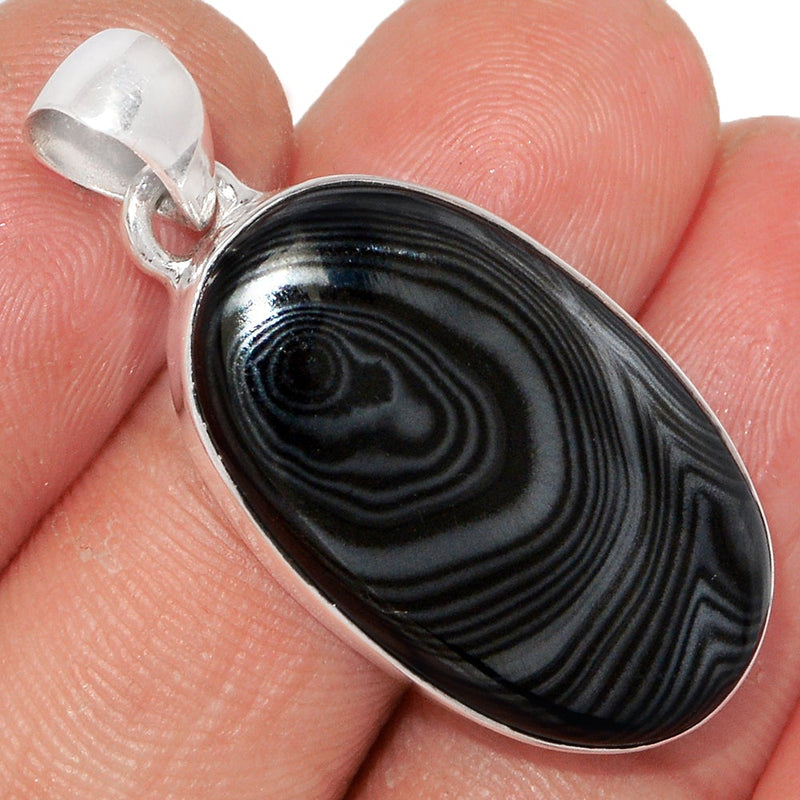 1.3" Psilomelane Pendants - PSLP701