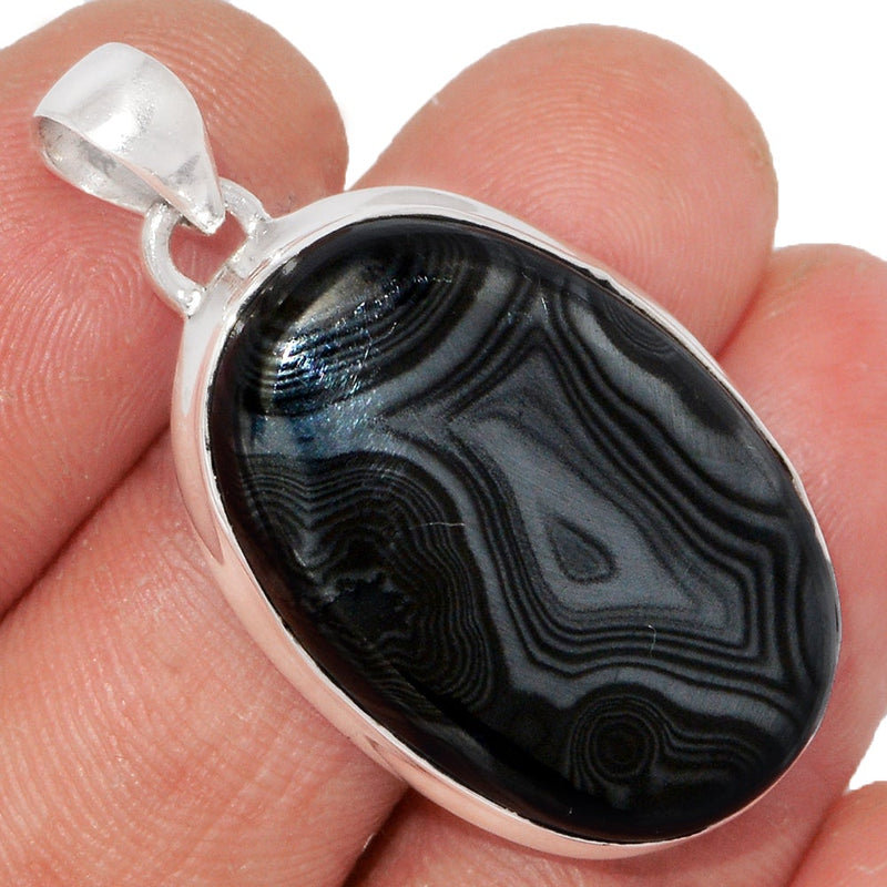 1.5" Psilomelane Pendants - PSLP702