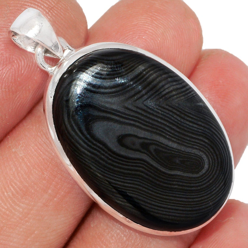 1.5" Psilomelane Pendants - PSLP705
