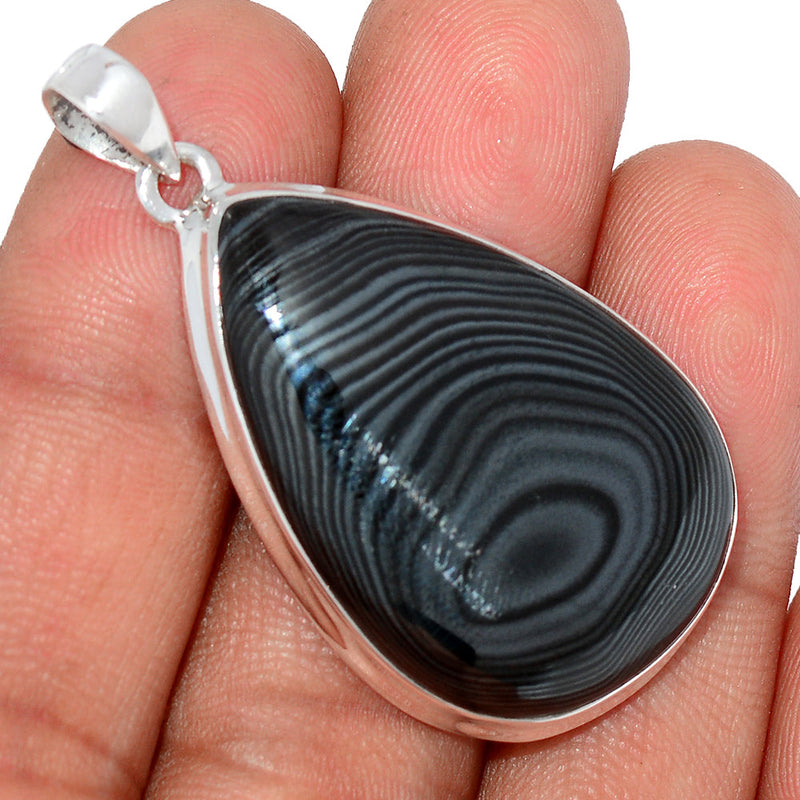 1.8" Psilomelane Pendants - PSLP747