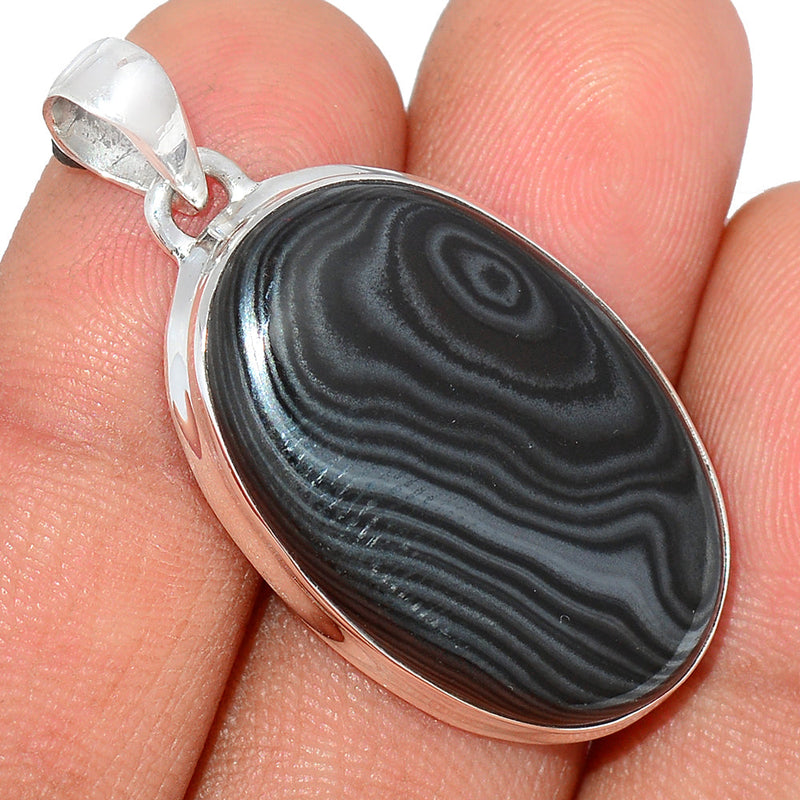 1.6" Psilomelane Pendants - PSLP765