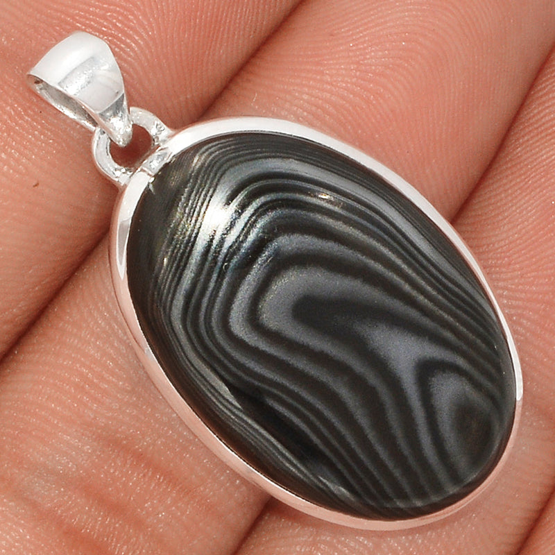 1.6" Psilomelane Pendants - PSLP783
