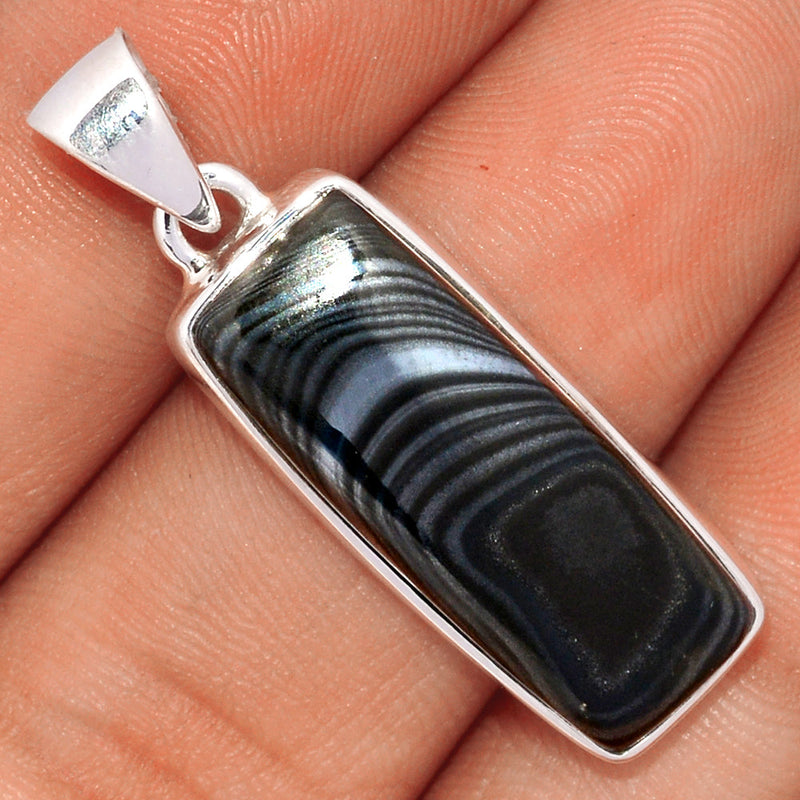 1.5" Psilomelane Pendants - PSLP801