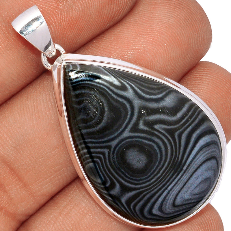 1.8" Psilomelane Pendants - PSLP812