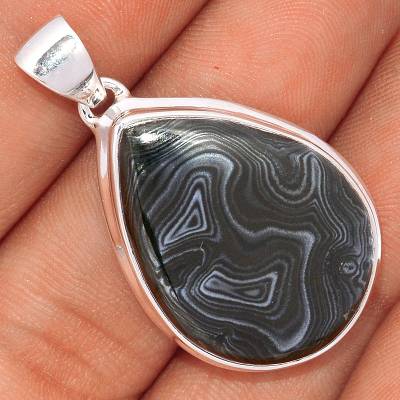 1.5" Psilomelane Pendants - PSLP814