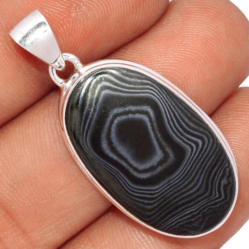 1.6" Psilomelane Pendants - PSLP829