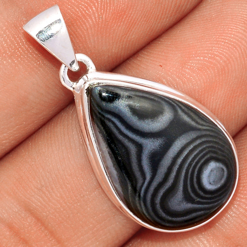 1.3" Psilomelane Pendants - PSLP836