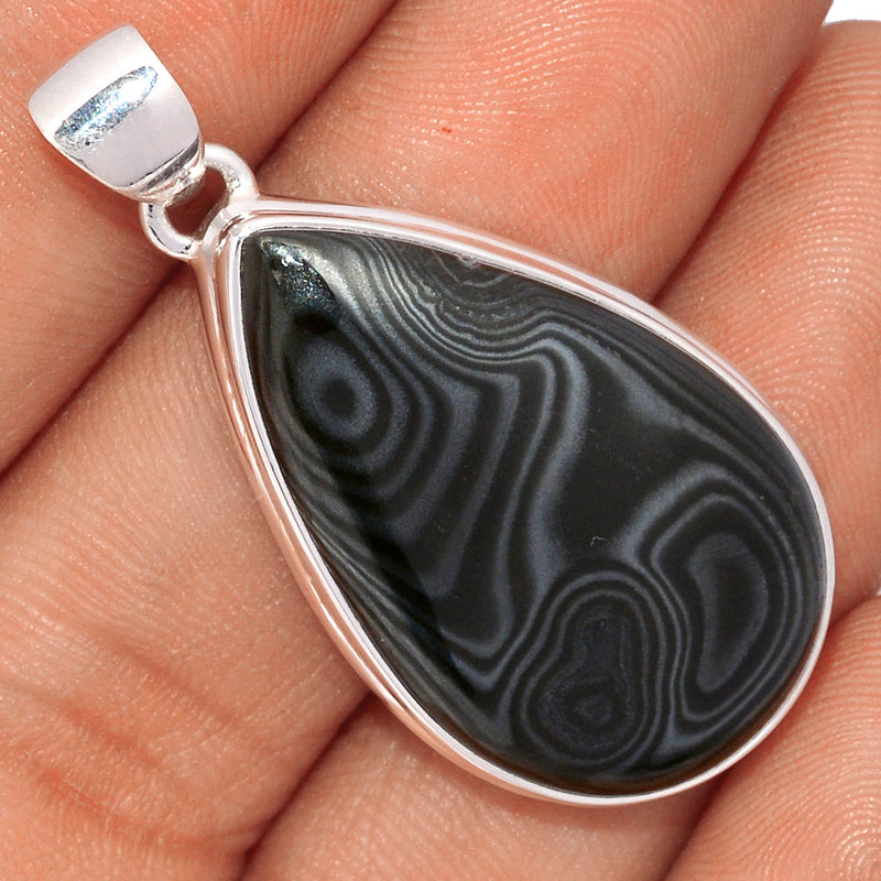 1.6" Psilomelane Pendants - PSLP842