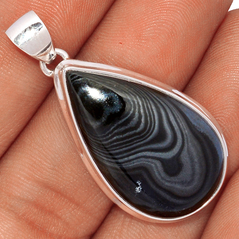 1.6" Psilomelane Pendants - PSLP847