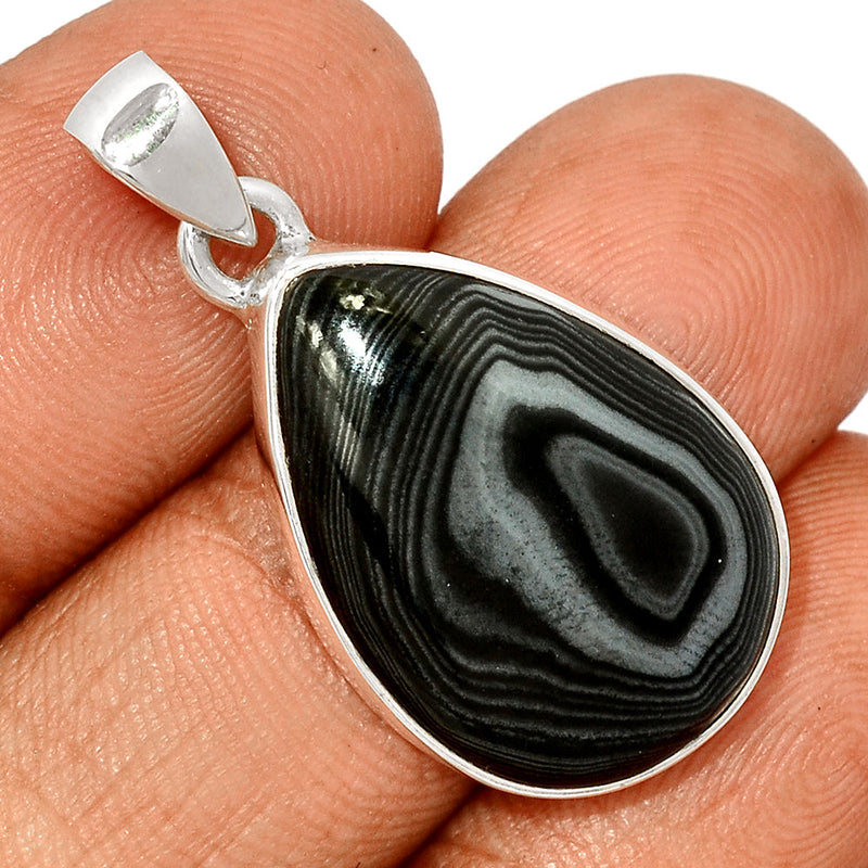 1.3" Psilomelane Pendants - PSLP873