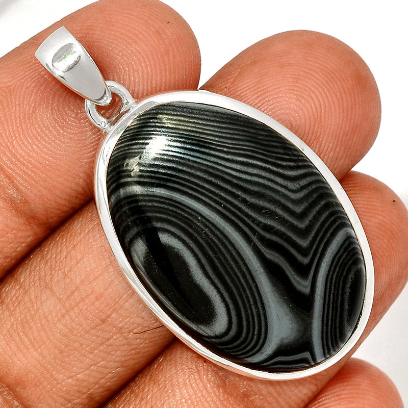 1.8" Psilomelane Pendants - PSLP874