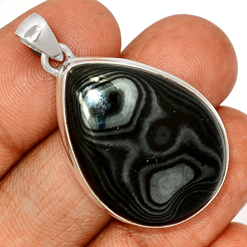 1.7" Psilomelane Pendants - PSLP879