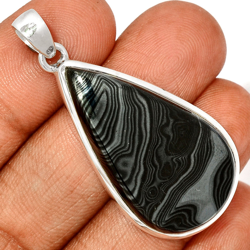 2" Psilomelane Pendants - PSLP894