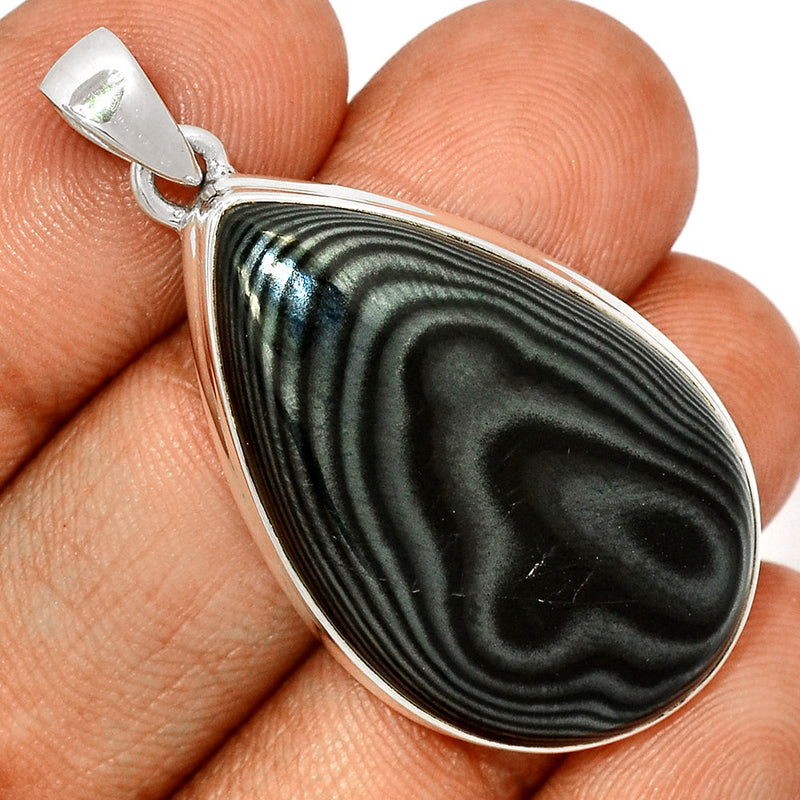 1.8" Psilomelane Pendants - PSLP901