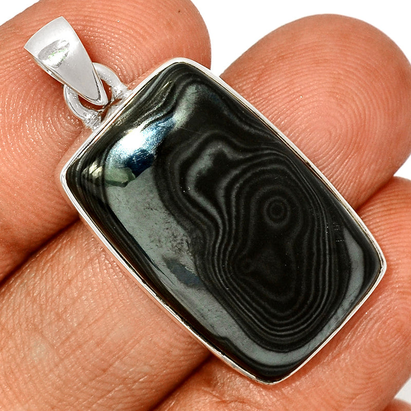 1.6" Psilomelane Pendants - PSLP904