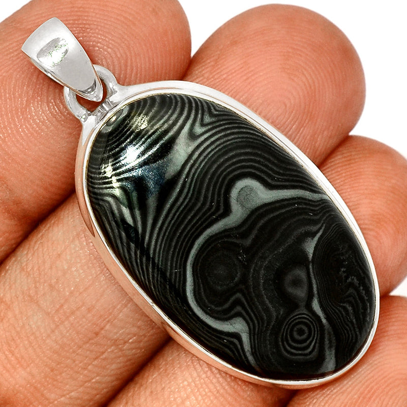 1.8" Psilomelane Pendants - PSLP906